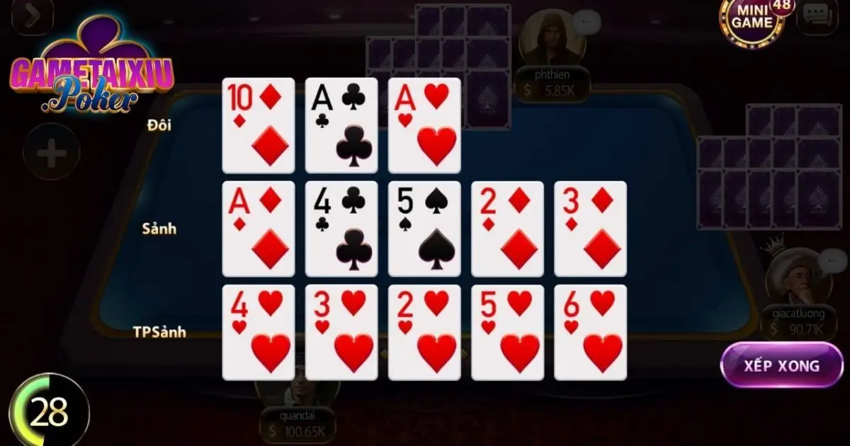 Luật đánh bài binh cơ bản