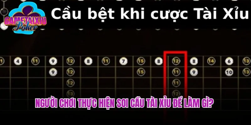 Người chơi thực hiện soi cầu tài xỉu để làm gì?
