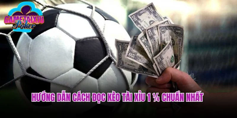 Hướng dẫn cách đọc kèo tài xỉu 1 ¼ chuẩn nhất